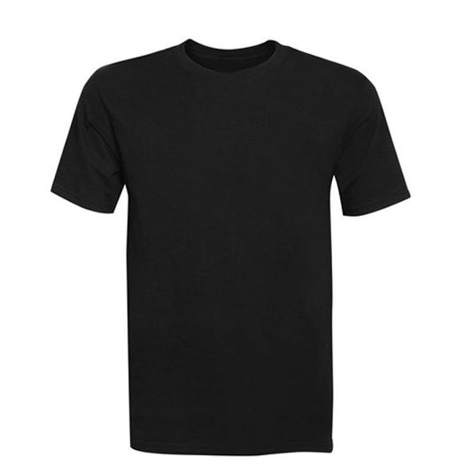 Camiseta manga corta negra hombre